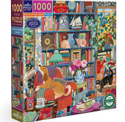 EeBoo eeBoo English Cottage Library Puzzle 1000pcs