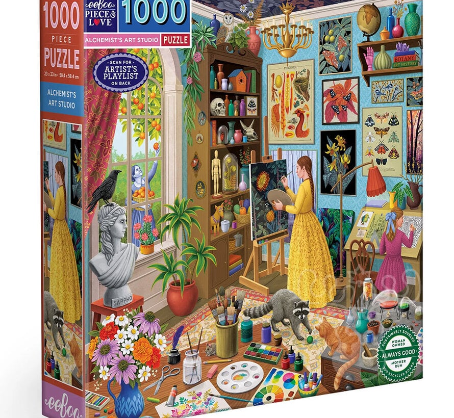 eeBoo Alchemist's Art Studio Puzzle 1000pcs