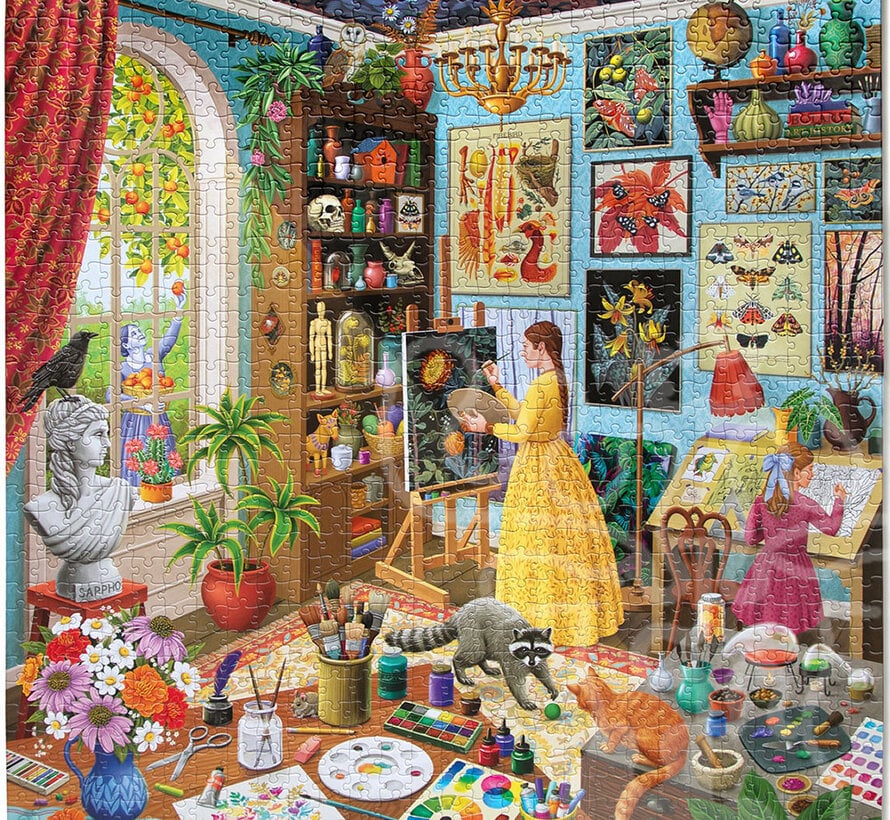 eeBoo Alchemist's Art Studio Puzzle 1000pcs