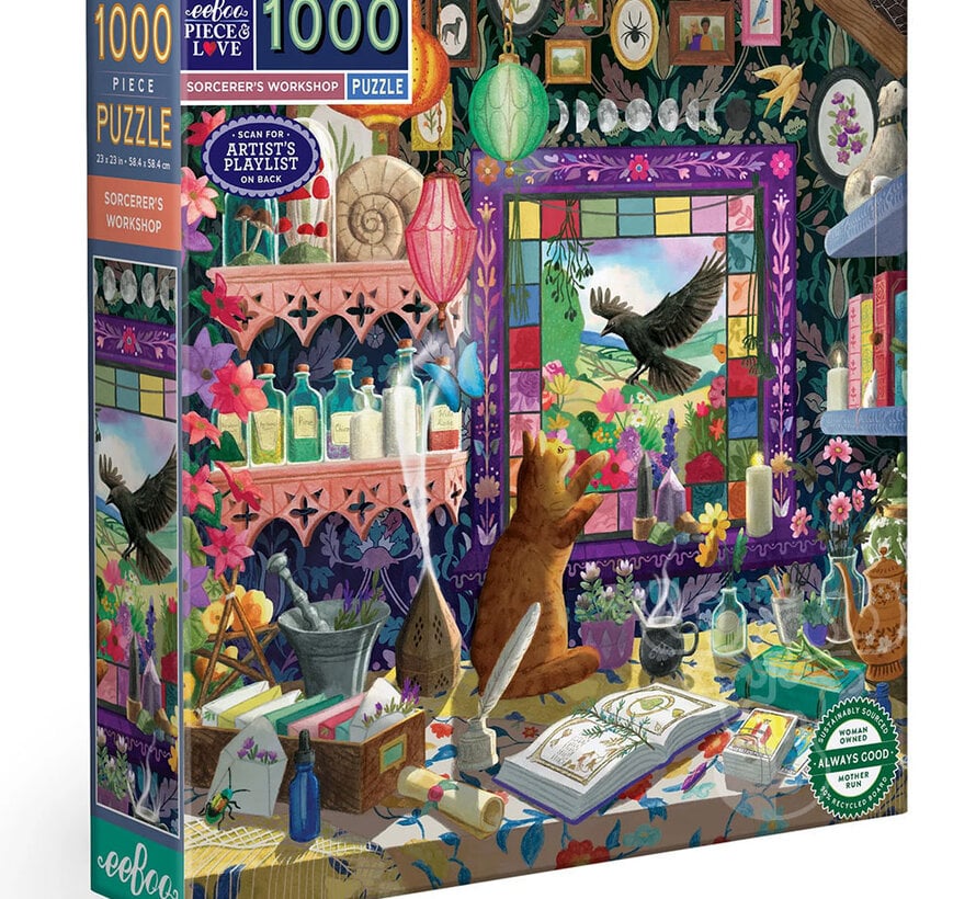 eeBoo Sorcerer's Workshop Puzzle 1000pcs