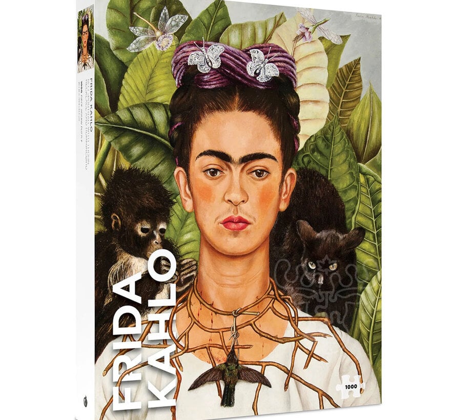 Pomegranate Kahlo, Frida: Self-Portrait with Thorn Necklace and Hummingbird Puzzle 1000pcs