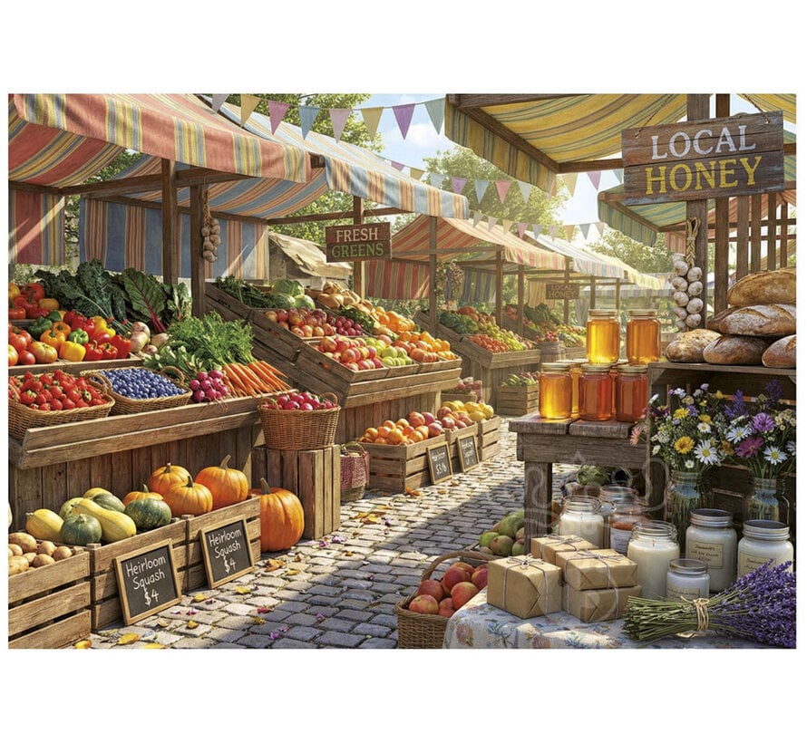 Educa Sunny Farm Market Puzzle 500pcs Larger Pieces