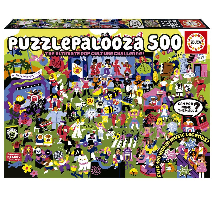 Educa Puzzlepalooza Puzzle 500pcs
