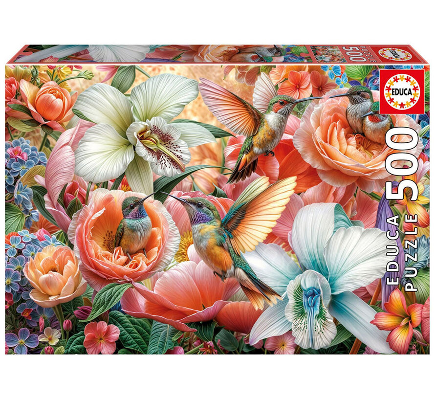 Educa Hummingbird Garden Puzzle 500pcs