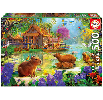 Educa Borras Educa Capybara Village Puzzle 500pcs