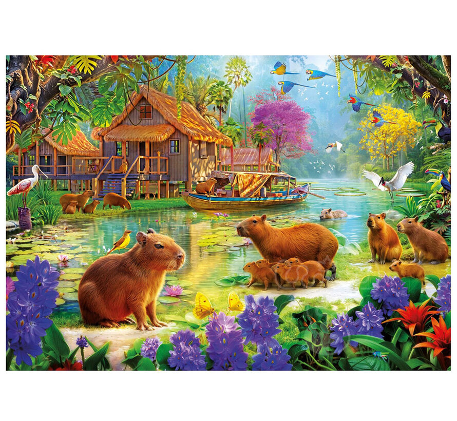 Educa Capybara Village Puzzle 500pcs