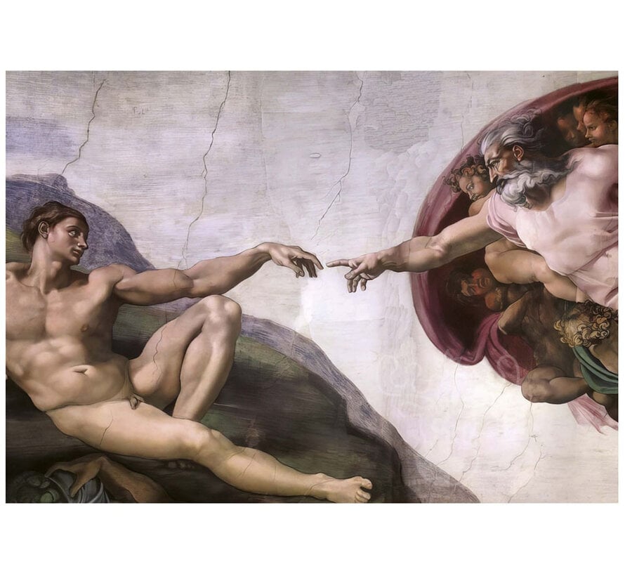 Educa Creation of Adam, Michelangelo Puzzle 1000pcs