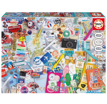 Educa Borras Educa Travel Collage Puzzle 1000pcs
