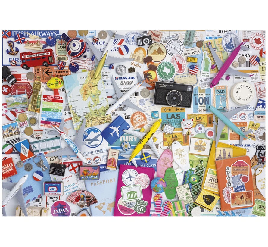 Educa Travel Collage Puzzle 1000pcs