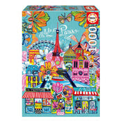Educa Borras Educa Paris, Car Pintos Puzzle 1000pcs