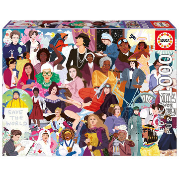 Educa Borras Educa Iconic Women Puzzle 1000pcs