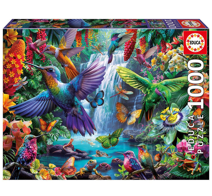 Educa Tropical Hummingbirds Puzzle 1000pcs