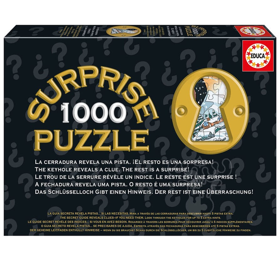 Educa Surprise Puzzle: Antique Xmas Puzzle 1000pcs