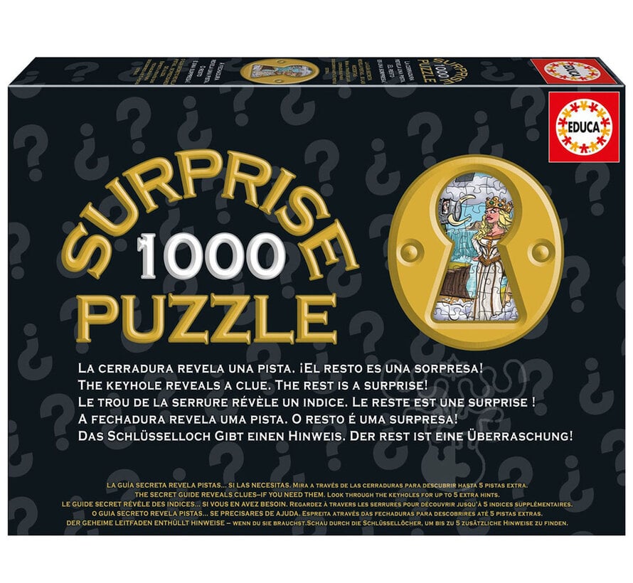 Educa Surprise Puzzle: Knights Round Table Puzzle 1000pcs