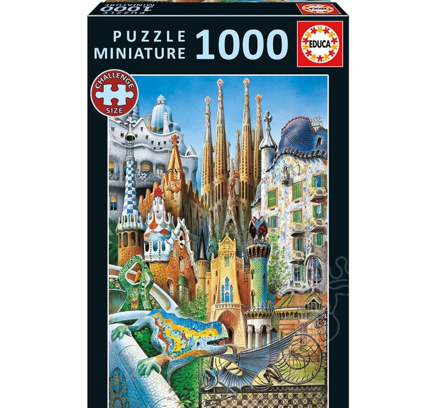 Educa Gaudi Miniature Puzzle 1000pcs