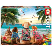 Educa Borras Educa Dogs on the Beach Puzzle 1000pcs