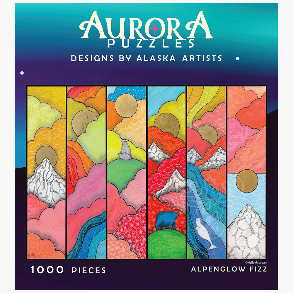 Aurora Alpenglow Fizz Puzzle 1000pcs - Puzzles Canada