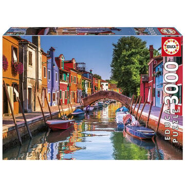 Educa Borras Educa Burano, Italy Puzzle 3000pcs
