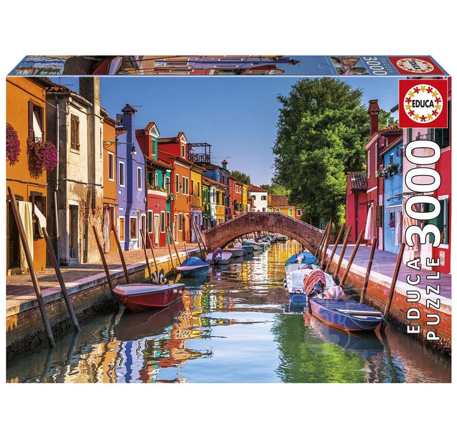Educa Burano, Italy Puzzle 3000pcs