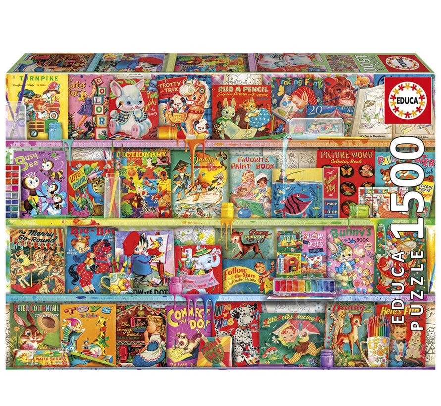 Educa Kitschy Funbook Nook Puzzle 1500pcs