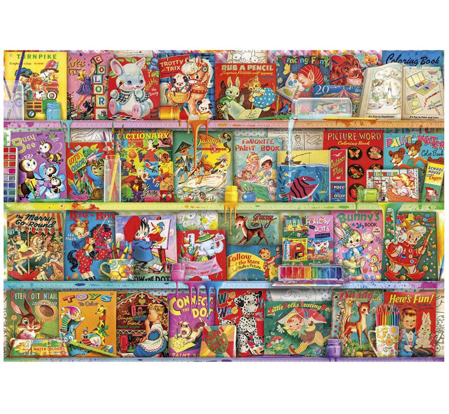 Educa Kitschy Funbook Nook Puzzle 1500pcs
