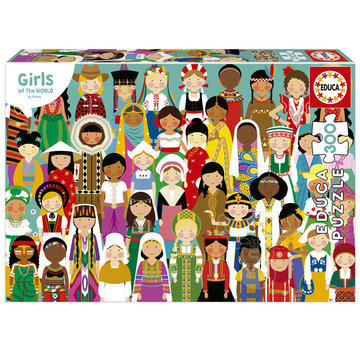 Educa Borras Educa Girls of the World Puzzle 300pcs