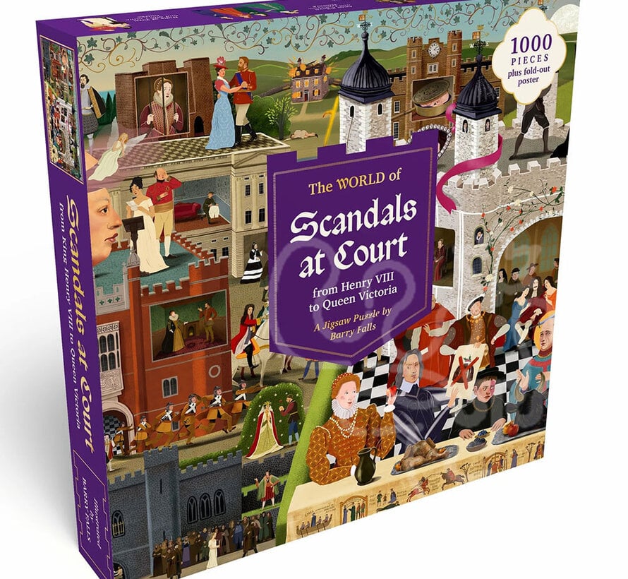 Laurence King The World of Scandals at Court Puzzle 1000pcs