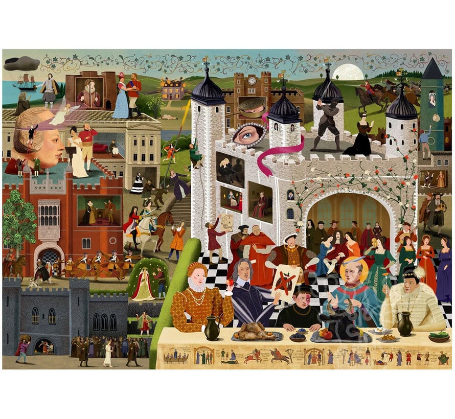 Laurence King The World of Scandals at Court Puzzle 1000pcs