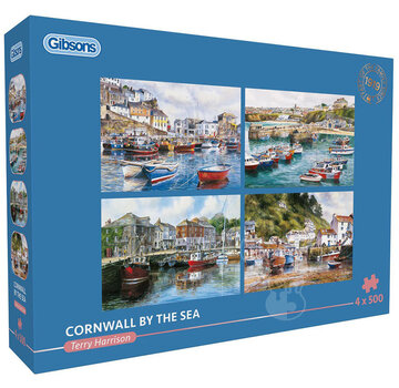 Gibsons Gibsons Cornwall by the Sea Puzzle 4 x 500pcs