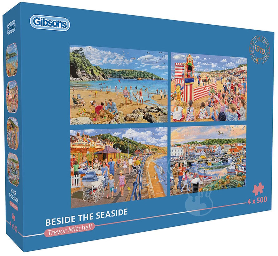 Gibsons Beside the Seaside Puzzle 4 x 500pcs