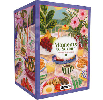 Gibsons Gibsons  Moments to Savour Puzzle 3 x 500pcs