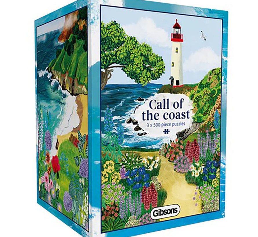 Gibsons Call of the Coast Puzzle 3 x 500pcs