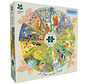 Gibsons National Trust: A Year in the Forest Circular Puzzle 500pcs