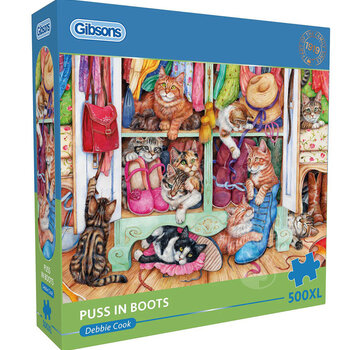 Gibsons Gibsons Puss in Boots Puzzle 500pcs XL