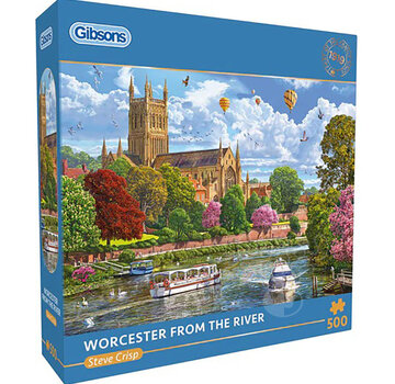 Gibsons Gibsons Worcester from the River Puzzle 500pcs