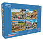 Gibsons Daily Deliveries Puzzle 4 x 500pcs