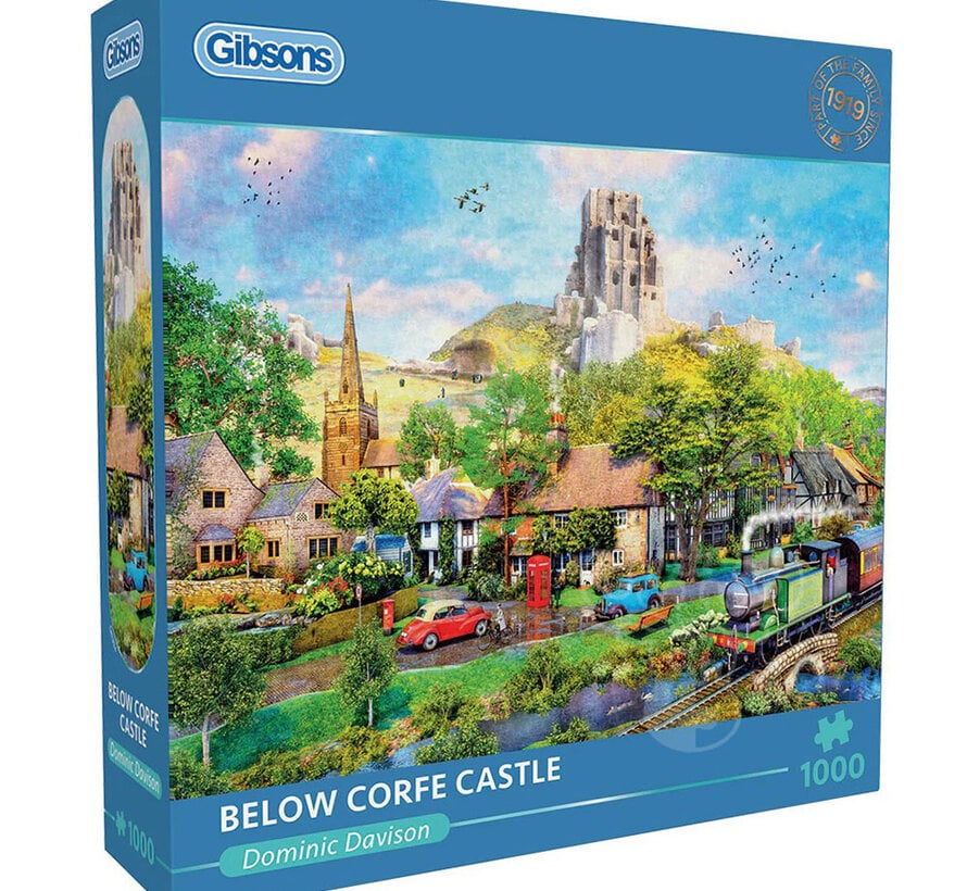 Gibsons Below Corfe Castle Puzzle 1000pcs