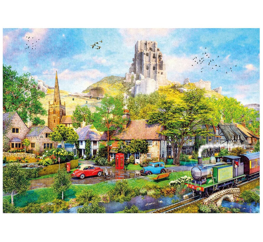 Gibsons Below Corfe Castle Puzzle 1000pcs