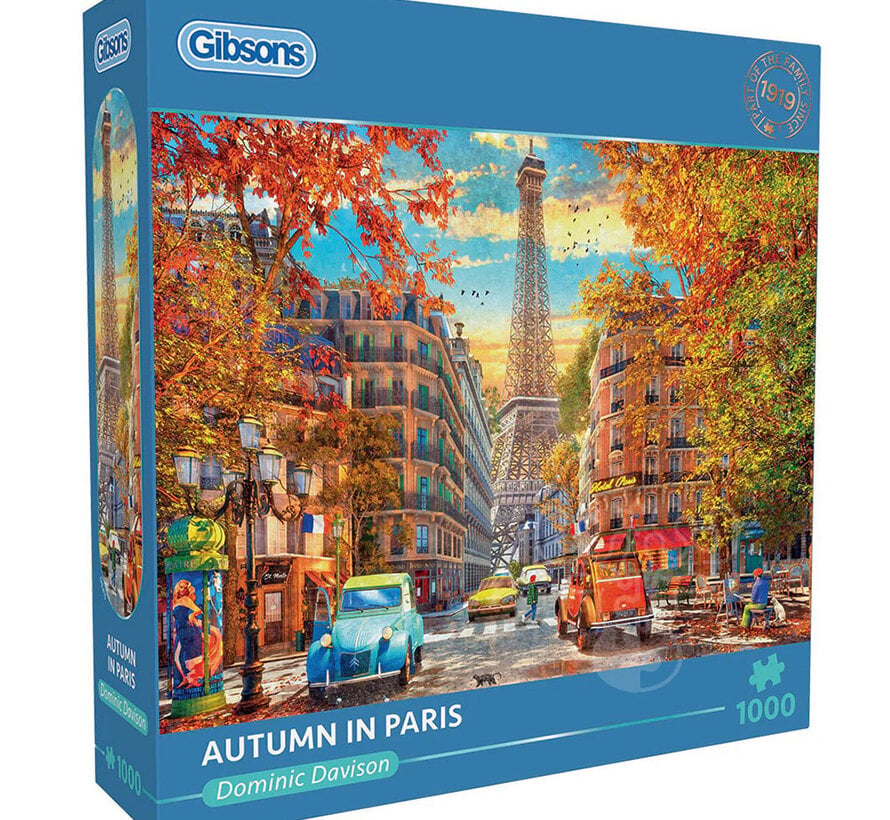 Gibsons Autumn in Paris Puzzle 1000pcs