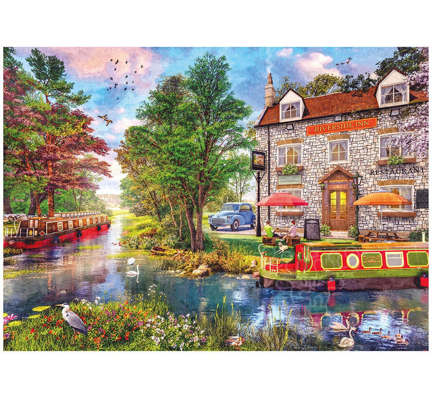 Gibsons Riverside Inn Puzzle 1000pcs