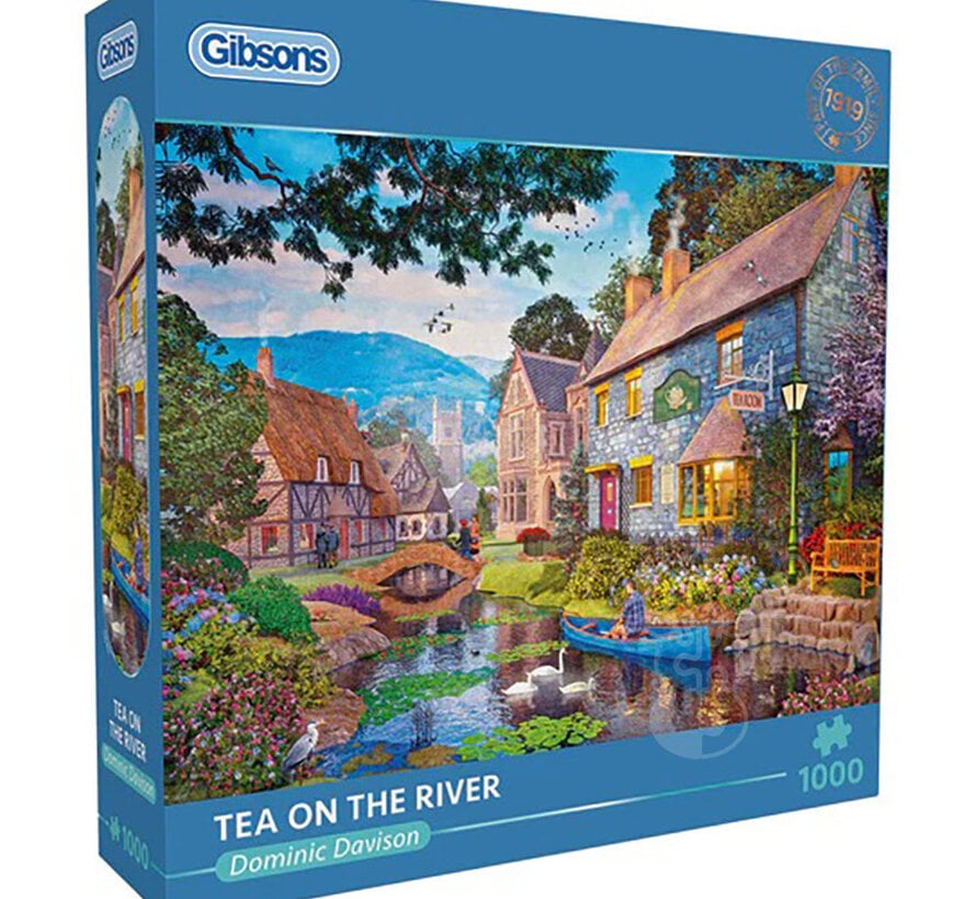 Gibsons Tea on the River Puzzle 1000pcs