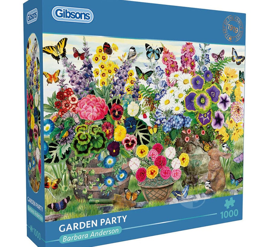 Gibsons Garden Party Puzzle 1000pcs