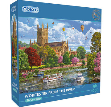 Gibsons Gibsons Worcester from the River Puzzle 1000pcs