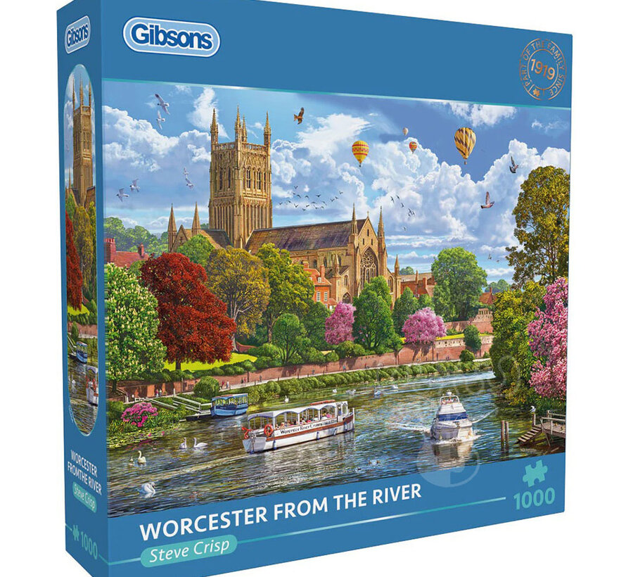 Gibsons Worcester from the River Puzzle 1000pcs