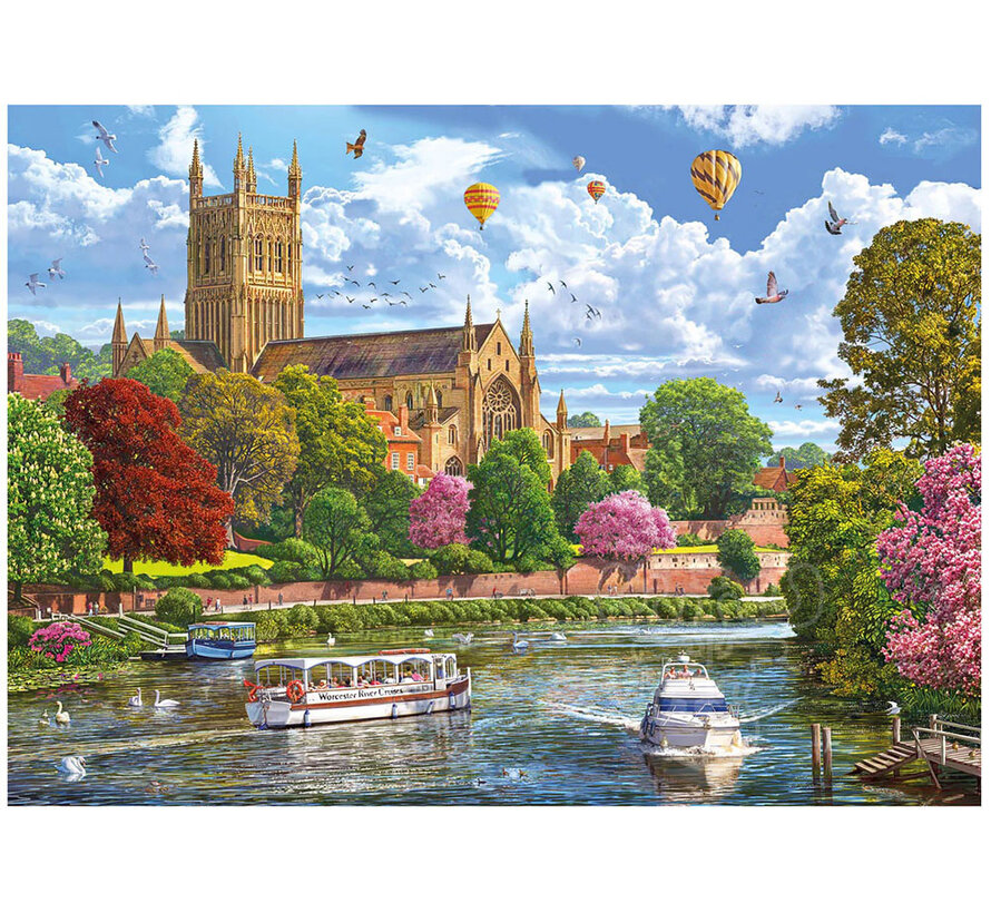 Gibsons Worcester from the River Puzzle 1000pcs