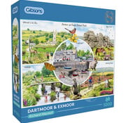 Gibsons Gibsons Dartmoor & Exmoor Puzzle 1000pcs