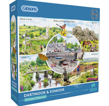 Gibsons Gibsons Dartmoor & Exmoor Puzzle 1000pcs