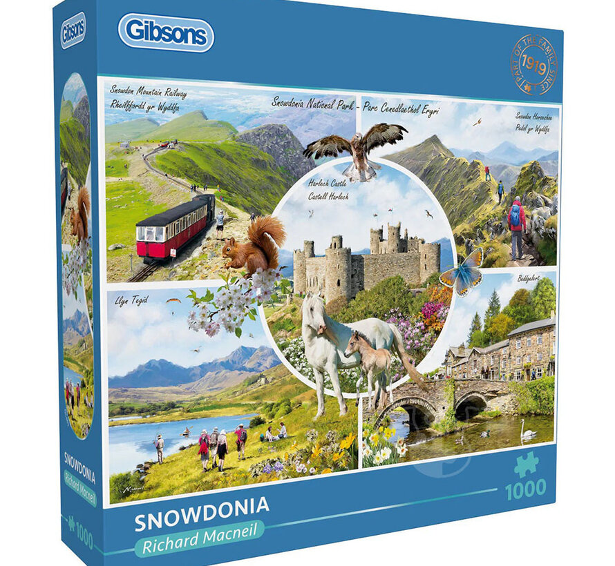 Gibsons Snowdonia Puzzle 1000pcs