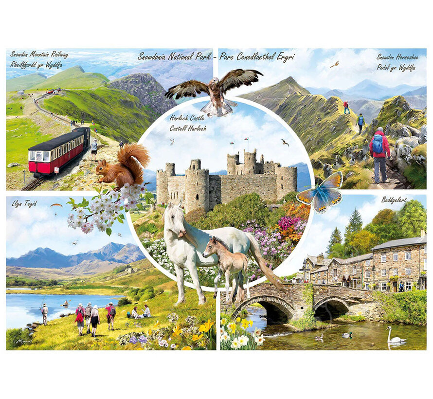 Gibsons Snowdonia Puzzle 1000pcs
