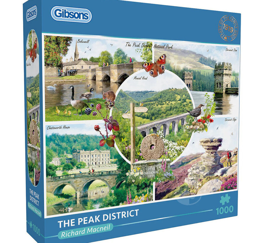 Gibsons The Peak District Puzzle 1000pcs